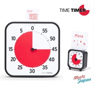 TIME TIMER Visual Timer 60 Minute Kids Desk Countdown Clock with Dry Erase Activity Card, 3/7.5/12in
