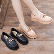 Women Casual Soft Wear Metal Buckle Rounded Toe Thick Heel Shoes SF-1DSW10-S