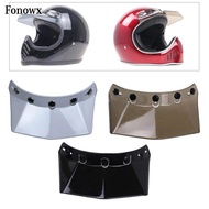 [AbabixaMY] Retro 5-Snap Bubble Sun Visor Peak Replace for Motorcycle Helmet Durable