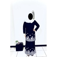 Baju Raya sulam embroidery New arrival ironless baju kurung moden pendek #bajuraya#raya2024