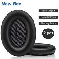 New Bee Premium Replacement Ear Cushion Pads for Bose QC 35 QuietComfort35 35II (includes dustproof scrim) for Bose QC35 QC25 QC15 QC2/ Ae2/ Ae2i/ Ae2W