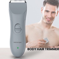 Hairscape Waterproof Groin Pubic Hair Trimmer Privates Shaver Men Body Hair Trimmer Clipper Hair Rem