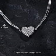 Dây chuyền nữ titan Eleanor Accessories vòng cổ mặt hình cầu phụ kiện trang sức 6414