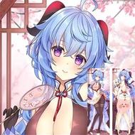 2024Genshin Impact Ganyu Gan yu Anime Dakimakura Cover Pillow Case 50*150CM Otaku Sleepy Pillow Cove