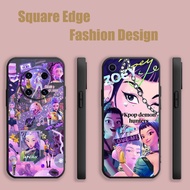 Casing For OPPO A53 Reno6z 6 Lite A78 A98 5G A3 Pro Reno 8t 4G kpop demon hunters muri zoey Pink aes