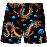3D Printing Dragon Totem Beach Men Shorts Y2k Summer Hawaii Casual Shorts Men Shorts Women Kid Short