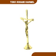 CATHOLIC SITTING CROSS 20 CM CATHOLIC TABLE CROSS/ ALTAR CROSS/