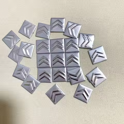 Aluminium 16mm 5pcs/10pcs Car Key Emblem Stickers For Citroen C1 C2 C3 Vts C4 Saxo C4L C5 C6 C8 Xsar