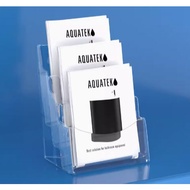 Clear Acrylic Brochure Holder Wall Mount Flyer Pamphlet Magazine Transparent Standee Display Stand