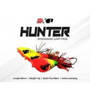 EXP Hunter Jump Frog Snakehead Fishing Wood Lure