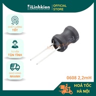 Plug inductor 0608 2.2mH 6x8mm, bag of 10, high quality.
