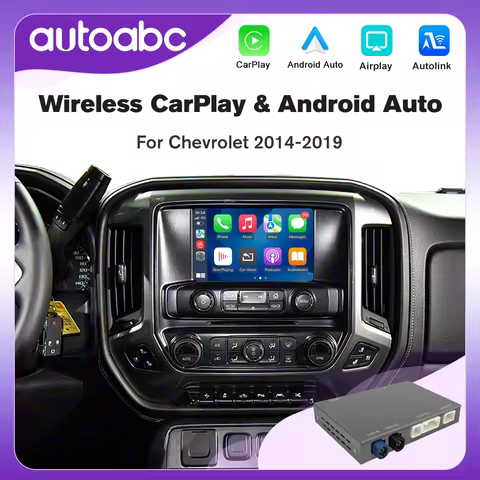 Wireless CarPlay Android Auto for Chevrolet Corvette/Impala/Silverado/Suburban Traverse Support Mirr