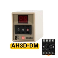 【สินค้าจุด】 Timer relay 220v ไทเมอร์ดิจิตอล AH3D-DM CIKACHI ชิคาชิ แท้ 100% (แถมฟรีซ็อกเก็ต)ไทมเมอร์
