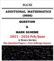 Igcse Additional Mathematics 0606 Extended Past Papers 12