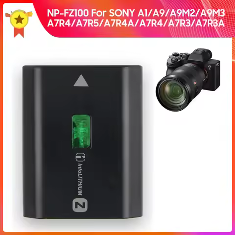 Replacement Battery NP-FZ100 Charger For SONY A1 A7 A8 A9 A9M3 FX30 A7R4 A7R5 A7R4A A7C A76 A7S3 776