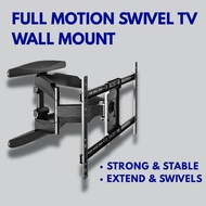 (SG READY STOCK)NB-P6 Full Motion TV Wall Mount Bracket 40-75 Inch | 180° Swivel