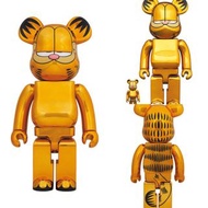 BEARBRICK GARFIELD GOLD CHROME Ver. 電鍍 加菲貓 be@rbrick