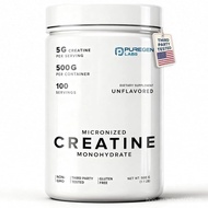 genLabsMicronizedCreatineMonohydratePowder500g–UnflavoredNoAdditives|5000mgPerServ(5g)100Servings|Th