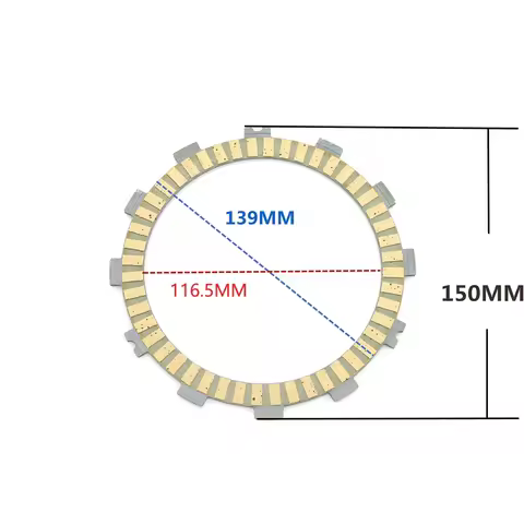 Motorcycle Clutch Plate Steel Plate Friction Disc For Honda CRF450R CRF450X CR250R CR250 CRE250 CR50