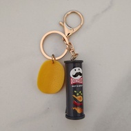 Creative Potato Chip Keychain - Realistic Resin Snack Potato Chip Hanging Decor - Potato Chip Bucket