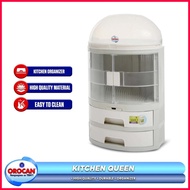╭ Orocan Dish Rack Cabinet, Dish Drainer, Dish Organizer 2 Layers Lagayan ng Plato