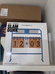 The First Slam Dunk Scoreboard Calendar