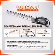 Antena Yagi Extender Multi-Pak Grey Sma Port untuk Router & Hotspot