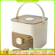 2-Layer Ice Block Tray with  Mold, Ice Storage Box for Fridge, Ideal for Drinks & Food Storage