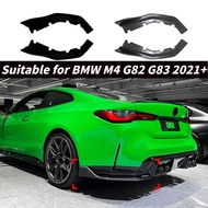 1 pair/For BMW M4 G82 G83 2021+ rear bumper rear corner spoiler car sticker exterior modification