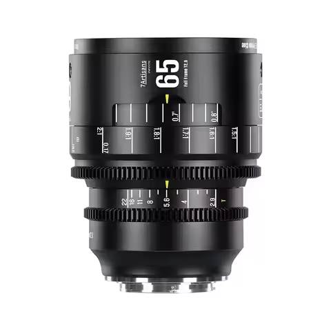 7artisans 65mm T2.9 Macro 2X Full Frame Macro Lens Manual Large Aperture INFINTE Cine Lens for Canon