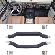 1/2pcs Stainless Steel Car Inside Door Pull Handle Strap Fit for Jeep CJ-5 CJ-7 CJ-8 Wrangler YJ 550