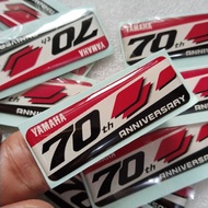 YAMAHA 70th ANNIVERSARY EMBLEM YAMAHA 70th ANNIVERSARY EMBLEM