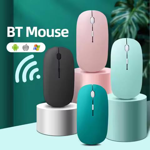 ANMONE Bluetooth Mouse For iPad Samsung Huawei Lenovo Android Windows Tablet Battery Wireless Mouse 