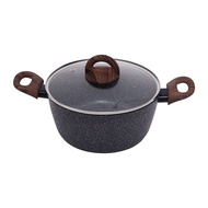 หม้อด้ามนอนสติ๊กเคลือบลายหินอ่ Kassa Home DT-0035