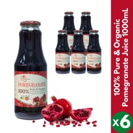 [PomeFresh] Pomegranate Juice 1000mL 6 or 8 Bottles | 100% Pure Organic | NEVER From Concentrate