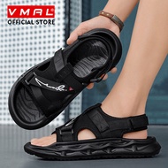 VMAL รองเท้าแตะผู้ชายสำหรับฤดูร้อนรองเท้ากีฬาพื้นหนากันลื่นกันน้ำรองเท้าเดินป่ารองเท้าโรมันชายหาดเบา