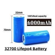 MonQiQi แบตเตอรี่ ลิเธียมฟอสเฟส 32700 (32650) Lifepo4 3.2V 6000mah battery ของใหม่มือ1แบตเตอรี่พลังง