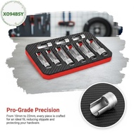 XO94BSY Universal 9Pcs Oxygen Sensors Soet 10-22mm Offset Wrench Remover Tools Set for Car Mechanic 