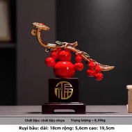 Chinese r and auspicious gourd decoration living room entrance TV cabinet housewarming decoration cr