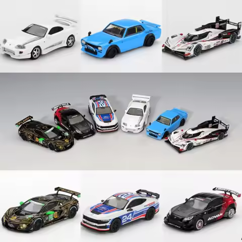 [PreSale] MINI GT 1:64 Supra VeilSide Combat V-I LB-Works HAKOSUKA Acura ARX-06 GTP #93 Z06 GT3.R Mu