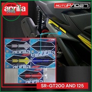Aprilia SR-GT200 Footstep Sticker Aprilia SR-GT200 Resin Body Sticker (proaccmotor)