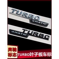[New Arrival] Mercedes-Benz AMG TURBO 4MATIC BITURBO 4MATIC+Fender Side Label Car Label Body Logo St
