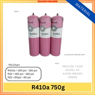[Random Brand] Refrigerant gas mini for Air-Conditioner R410 750g | R22 800g | R32 800g | R134 800g