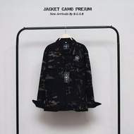 Jaket loreng - jaket pria loreng bgsr premium