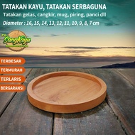 Wooden Coaster 10x1 DD-9 cm Unique Wooden coffee mug cup Coaster 8