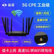 【優選】工業級千兆5G插卡CPE無線路由器高速雙頻WiFi 全網通可寬帶撥號
