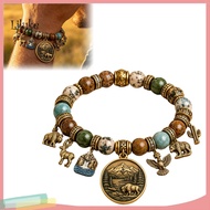 LK Chic Jewelry Gift for Her Stackable Bangles for Wear National Park Faith Bracelet for Men Women V