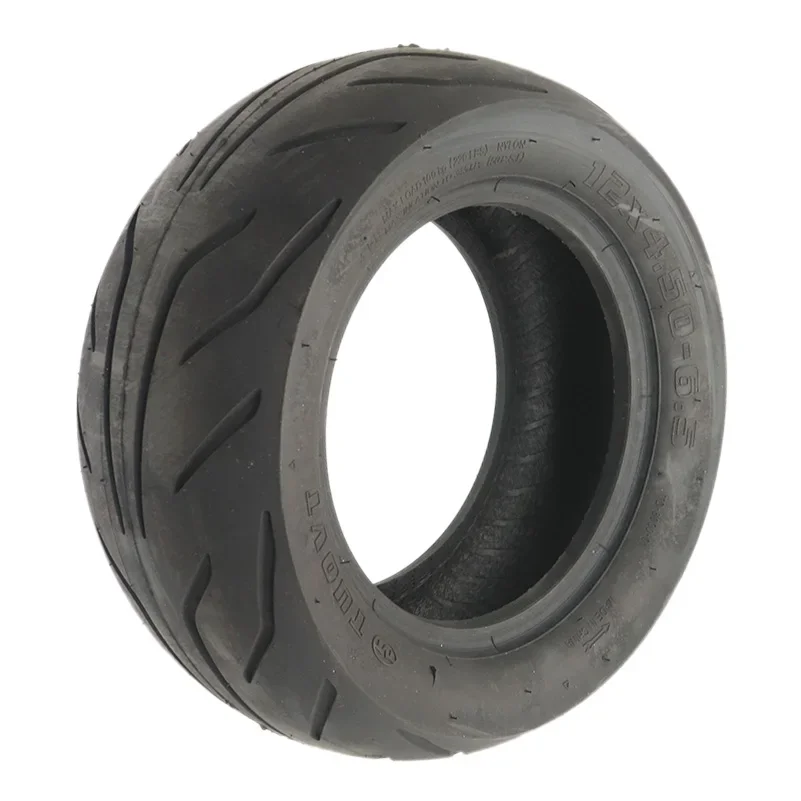 TUOVT 12x4.50-6.5 Tubeless Tyre 12 Inch Vacuum Tires for Scooter Wear-resistant New Electric Scooter