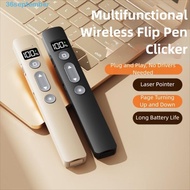 SEPTEMBER Laser Pointer Clicker, 2.4GHz Meeting Wireless Flip Pen Clicker, Durable Infrared Remote R
