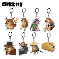 Cheems Akita Inu Shiba Inu Keychain Cute Funny Pendant Type Can Be Made D